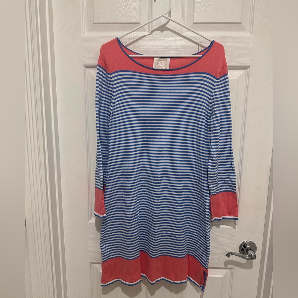 Sail to Sable Stripped Dress